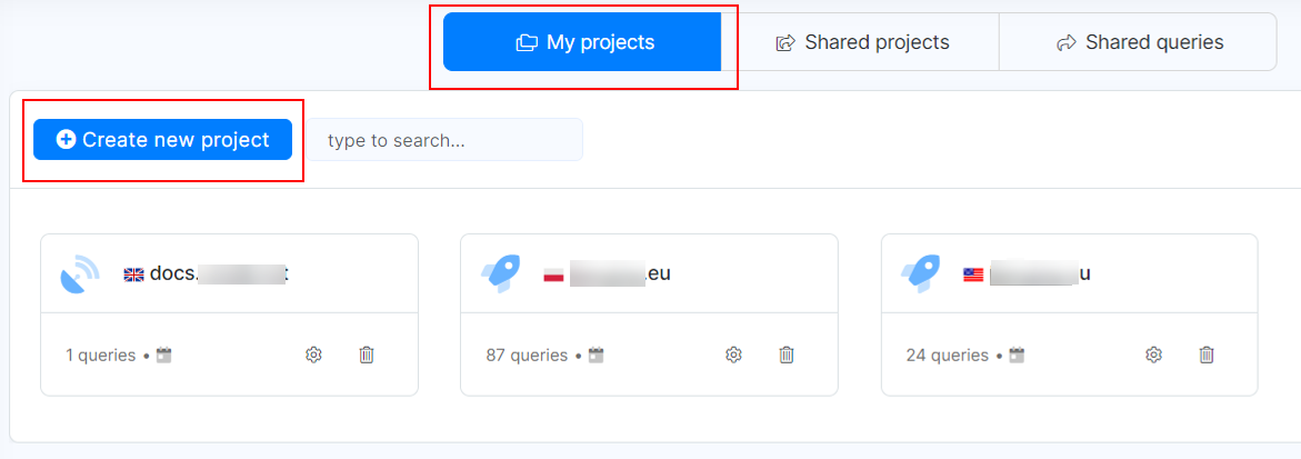 create project in NeuronWriter