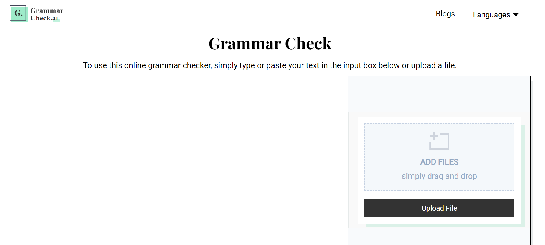 Grammar Check tool
