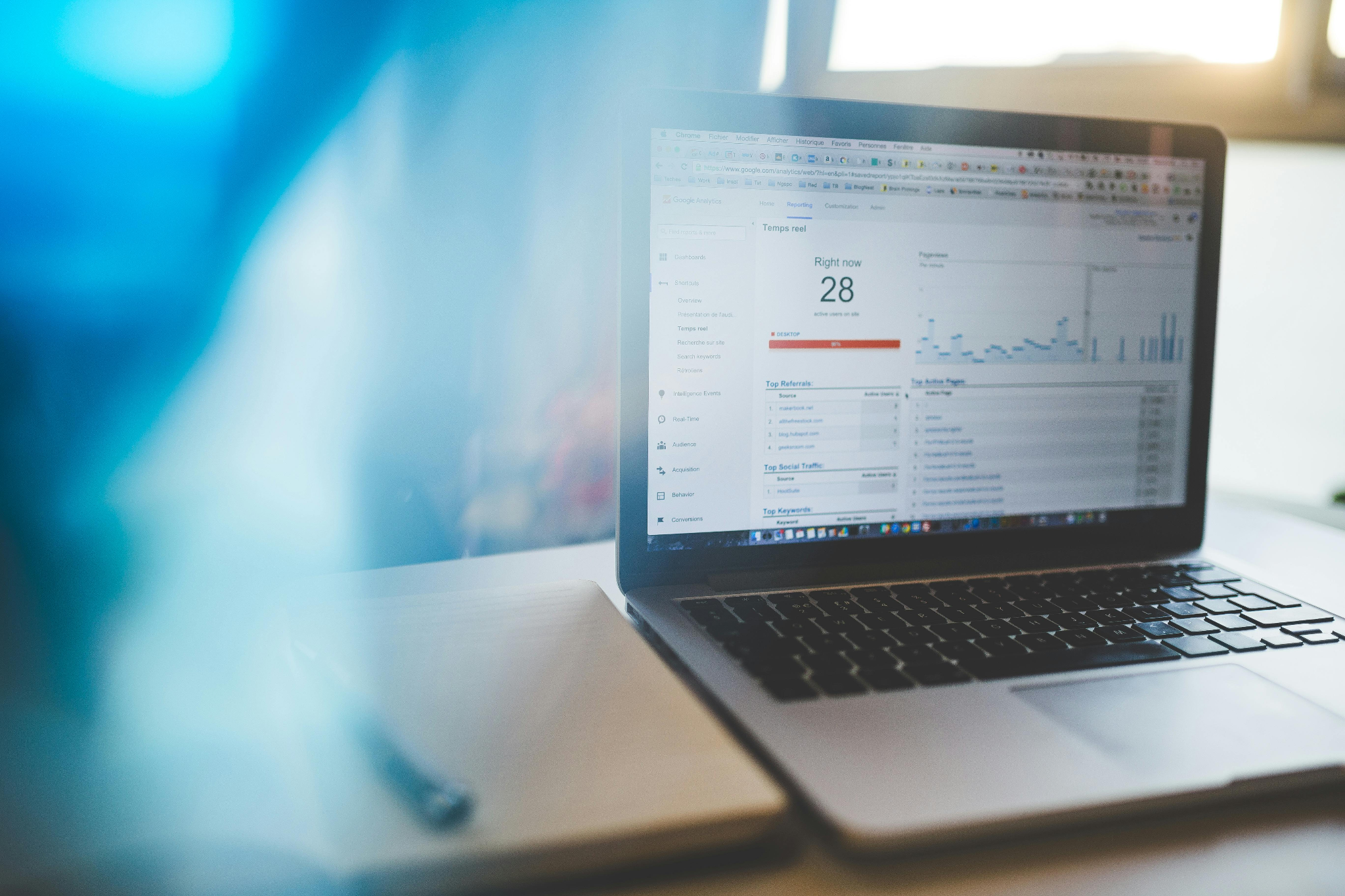 traffic analytics on google analytics