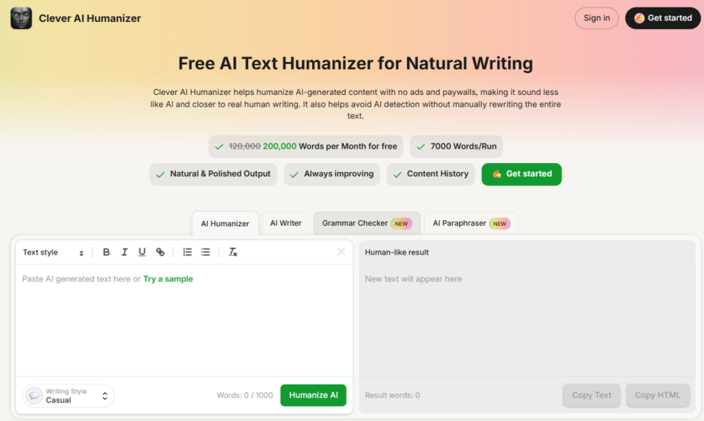 Clever AI Humanizer