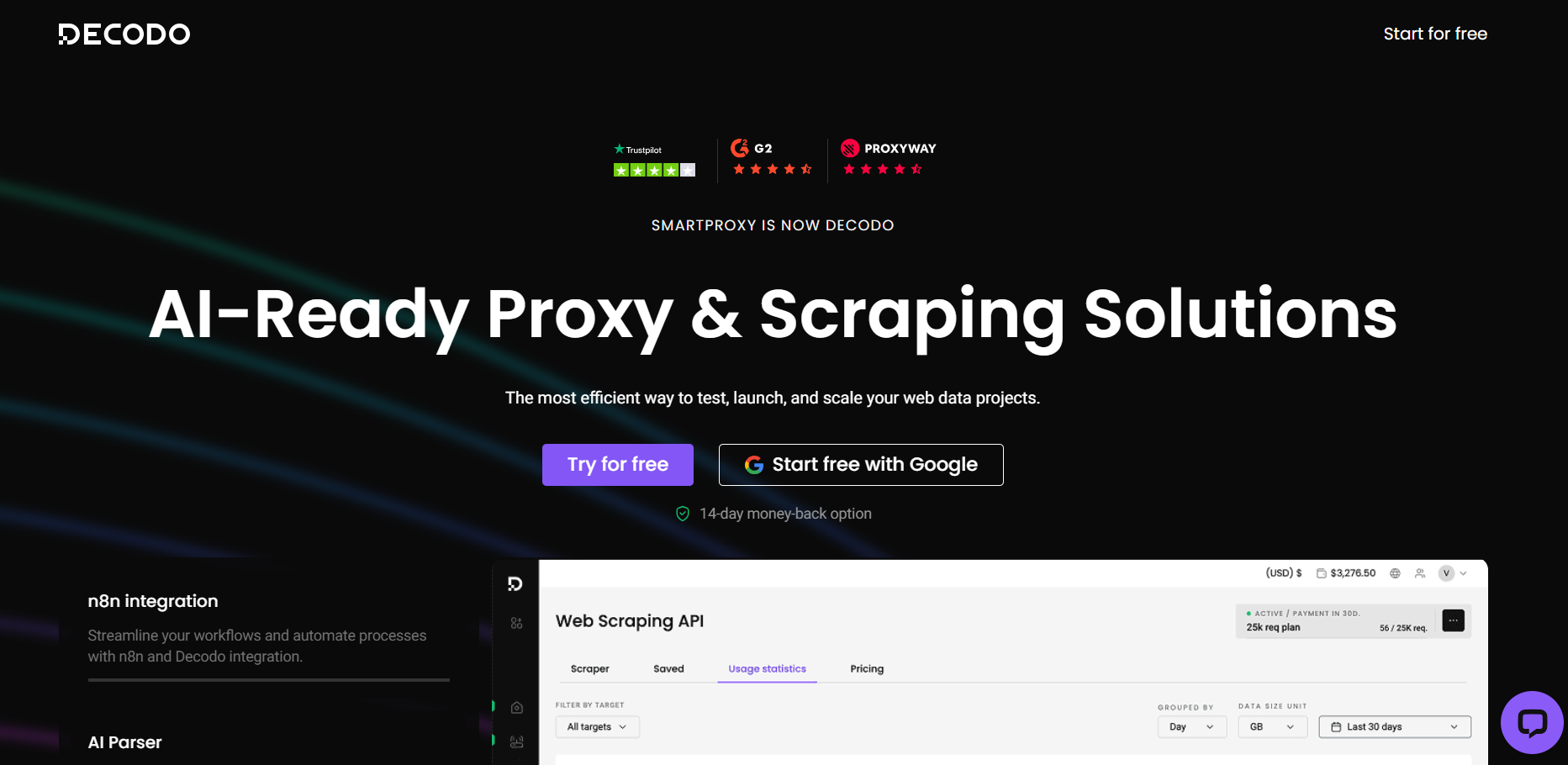 Decodo (formerly Smartproxy)